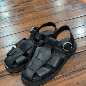Aquatalia Ginata Fisherman Leather Sandals